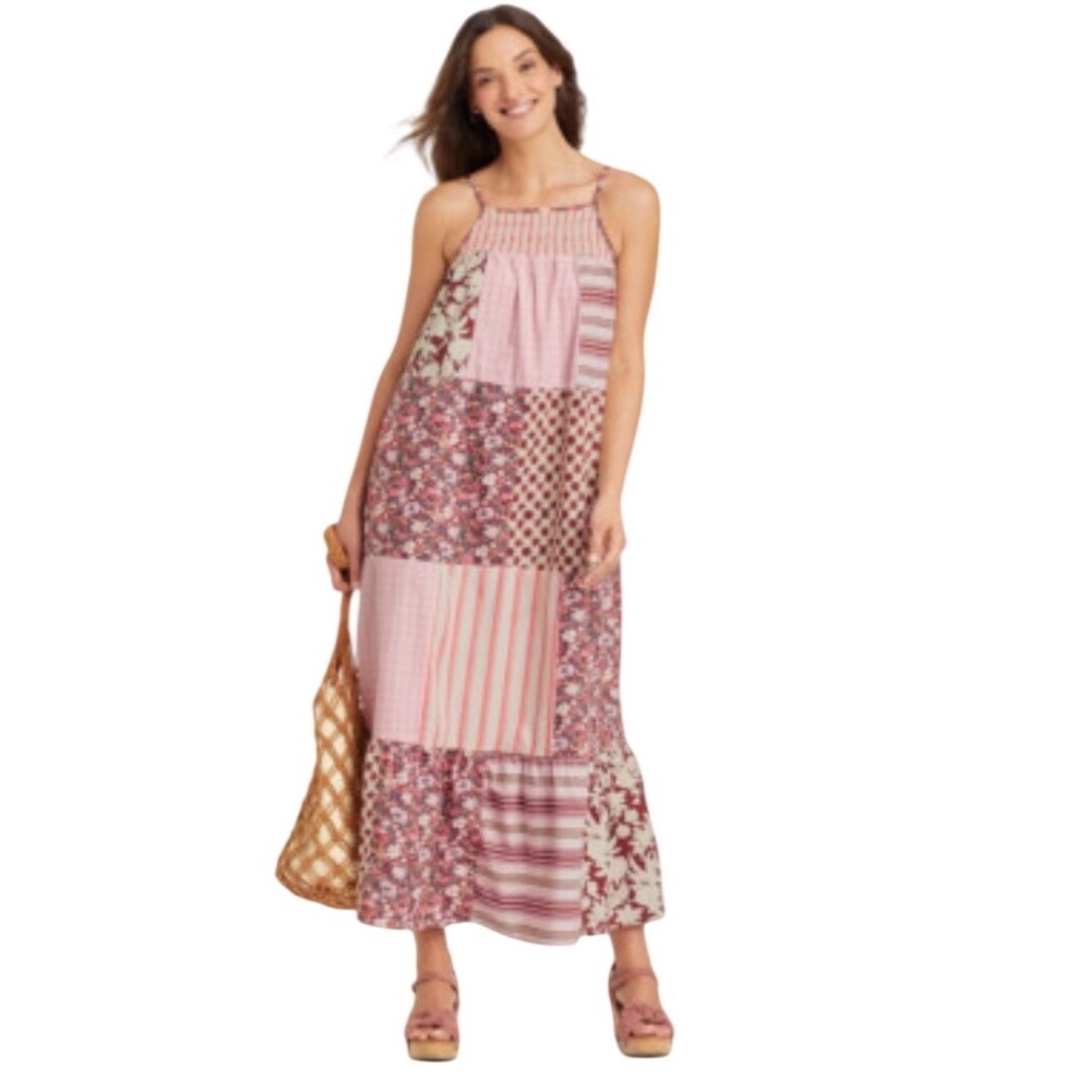 UNIVERSAL thread Patchwork Boho Tiered embroidere… - image 1